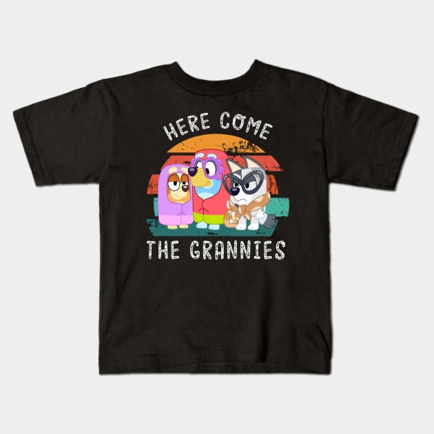 The Grannies Kids Kids T-Shirt by Radenpatah